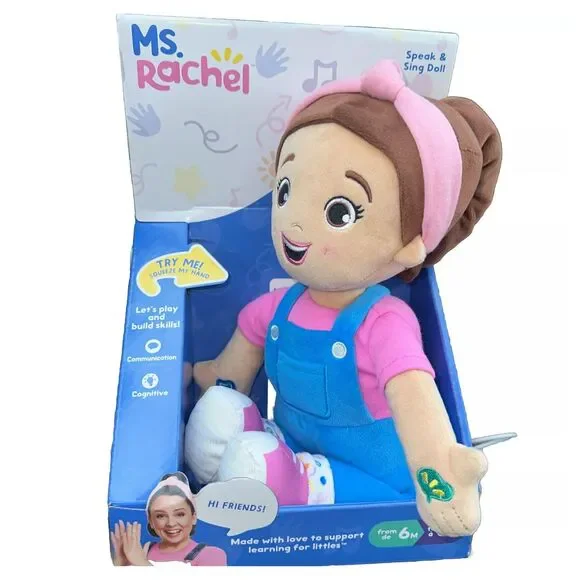 Ms. Rachel Speak & Sing Doll - New - 16" Tall Interactive (in hand now) - Picture 3 of 4